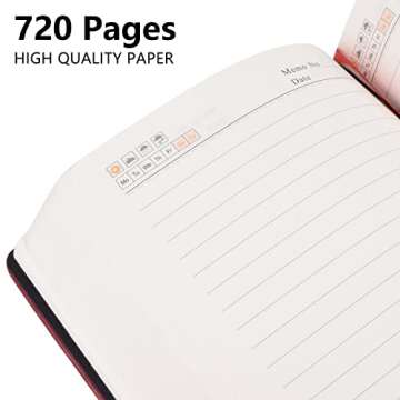 SAYEEC Thick Journal Lined Notebook for Gift & Travel