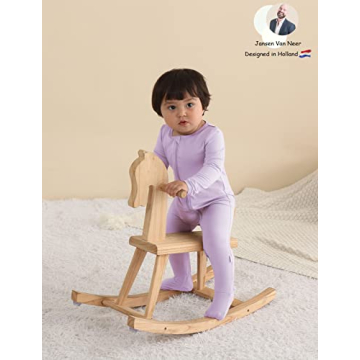 Jimonda Rayon Baby Pajamas Soft Zipper Footies for Infants