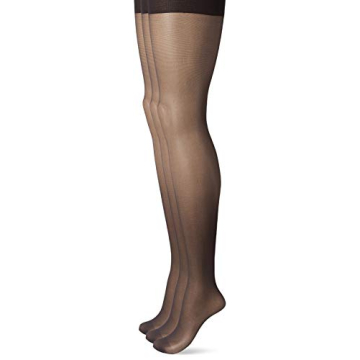 No nonsense Great Shapes All Over Shaping Tights - Slimming Control in Midnight Black - 3 Pair Pack