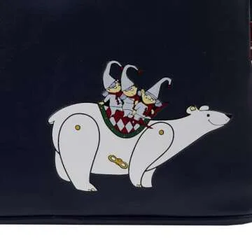 Loungefly x NBC Christmas Town Mini Backpack - Festive Frights and Holiday Delights!