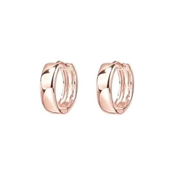 PAVOI 14K Rose Gold Plated Small Huggie Earrings