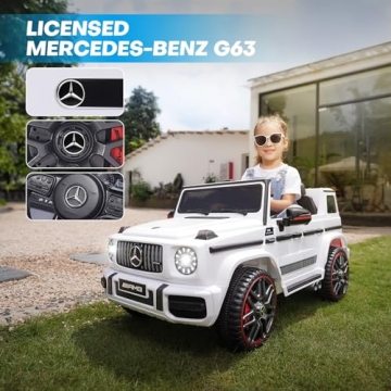 TEOAYEAH 12V Kids Ride On Car with Remote Control and Music