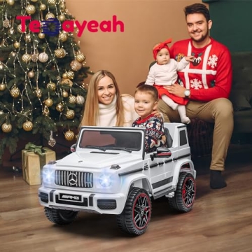 TEOAYEAH 12V Kids Ride On Car with Remote Control and Music