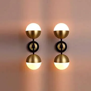 Maso Home Double Lights Wall Lamp - Vintage Industrial Design