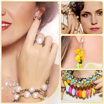 2840 Pieces Shynek Open Jump Rings Set for Crafts