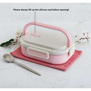 Lille Home 22oz Stainless Steel Leakproof Bento Lunch Box