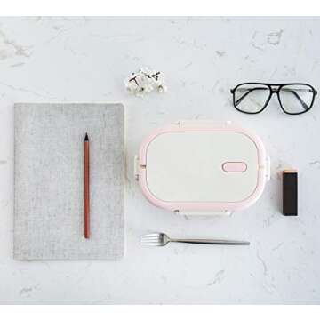 Lille Home 22oz Stainless Steel Leakproof Bento Lunch Box