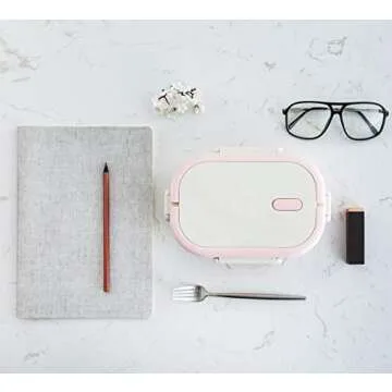 Lille Home 22oz Stainless Steel Leakproof Bento Lunch Box