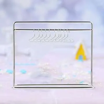 NUOBESTY Miniature Clothing Rack Set with Hangers