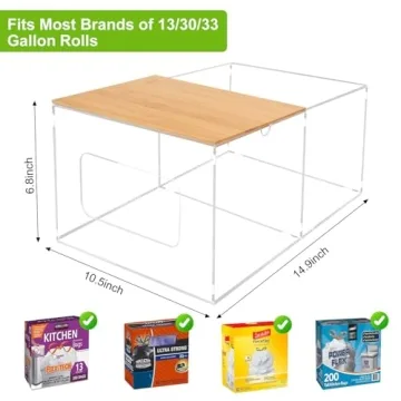 Organize Your Space with JYPS 2-in-1 Trash Bag Holder