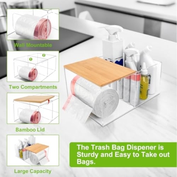 Organize Your Space with JYPS 2-in-1 Trash Bag Holder