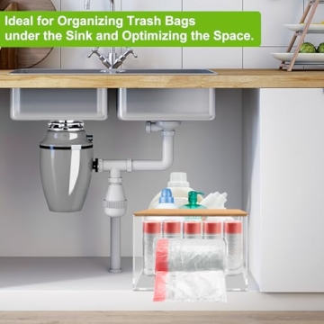 Organize Your Space with JYPS 2-in-1 Trash Bag Holder