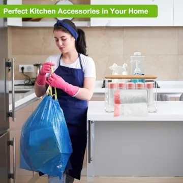 Organize Your Space with JYPS 2-in-1 Trash Bag Holder