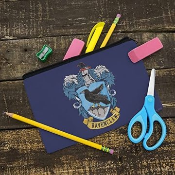 Ravenclaw Crest Pencil Organizer Pouch for Potter Fans