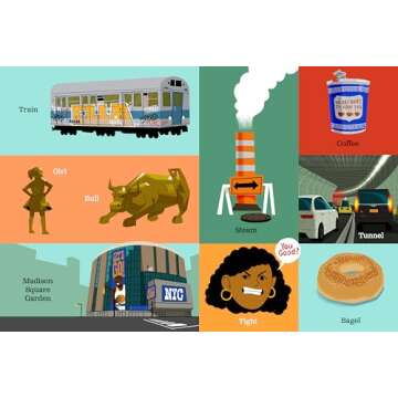 100 First Words for Little New Yorkers - Fun Learning for Toddlers!