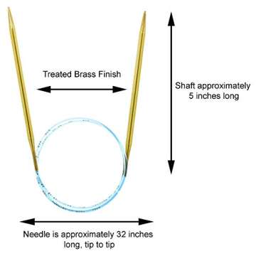 addi Lace 32" US 05 Circular Knitting Needles - Sharp Tips & Stitch Markers
