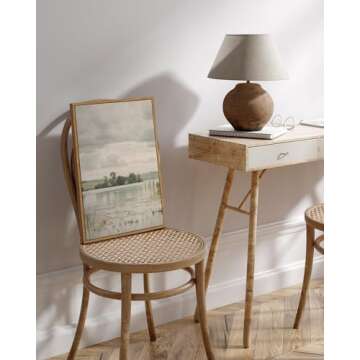 InSimSea Lakeside Landscape Canvas Wall Art - 16x24