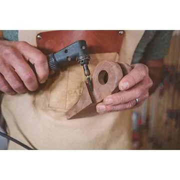 Kutzall Taper Rotary Burr - Durable Wood Carving Tool, 1/8"