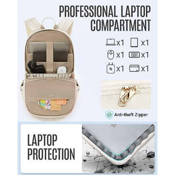 LIGHT FLIGHT Travel Laptop Backpack for Women: Stylish & Functional