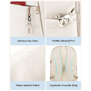 LIGHT FLIGHT Travel Laptop Backpack for Women: Stylish & Functional