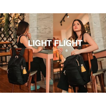 LIGHT FLIGHT Travel Laptop Backpack for Women: Stylish & Functional