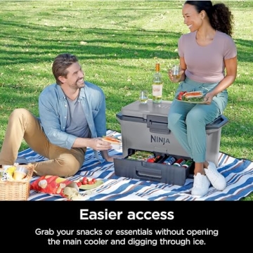 Ninja FrostVault 50qt Hard Cooler Ice Retention Dry Storage