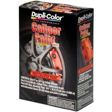 Dupli-Color BCP400 Red Brake Caliper Paint Kit - Professional Finish and Long-lasting Durability