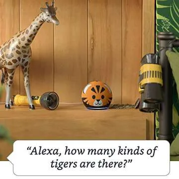 Echo Dot Kids Plus Echo Glow Tiger Powerful Learning Fun