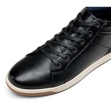 Jousen Men's Fashion Sneakers High Top Dress Sneakers Causal Shoes for Men (A81Q09 Black 11)