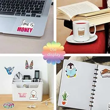 400 Unique Waterproof Sticker Packs for All Ages