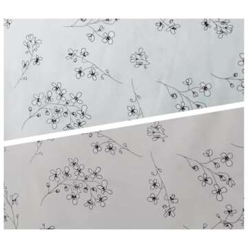 Southshore Fine Living, Inc. Sweet Florals Collection, 4-Piece Deep Pocket Full Size Sheets Set, 14" Deep Pocket Fitted Sheet, Full Flat Sheet, Grey Sheets, Grey Pillow Cases Set of 2, Floral Bedding