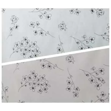 Southshore Fine Living, Inc. Sweet Florals Collection, 4-Piece Deep Pocket Full Size Sheets Set, 14" Deep Pocket Fitted Sheet, Full Flat Sheet, Grey Sheets, Grey Pillow Cases Set of 2, Floral Bedding