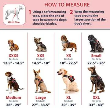 Industrial Puppy Service Dog Vest with Handle - No Pull Dog Harness for Large Dogs, ESA, and Working Dogs - Adjustable Fit, Reflective Straps, Removable Patches,Training Vest for Small to Large Breeds