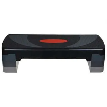 TMS® 30" Aerobic Step Aerobics Trainer Adjustable Exercise Fitness Workout Stepper