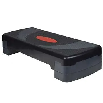 TMS® 30" Aerobic Step Aerobics Trainer Adjustable Exercise Fitness Workout Stepper
