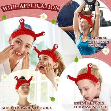 Cute Coral Fleece Face Wash Headband for Spa & Beauty