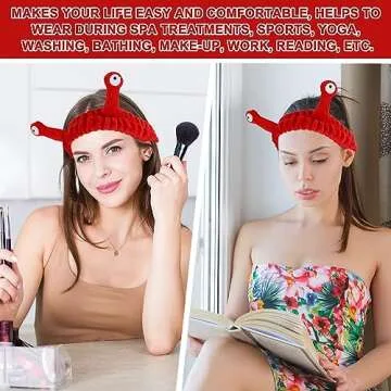 Cute Coral Fleece Face Wash Headband for Spa & Beauty