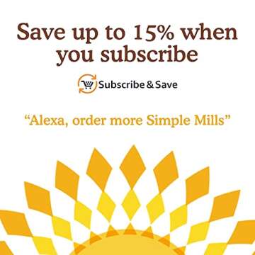 Simple Mills Almond Flour Baking Mix, Gluten Free Chocolate Chip Cookie Dough Mix, Good For Baking, Nutrient Dense, 9.4oz, 3 Count