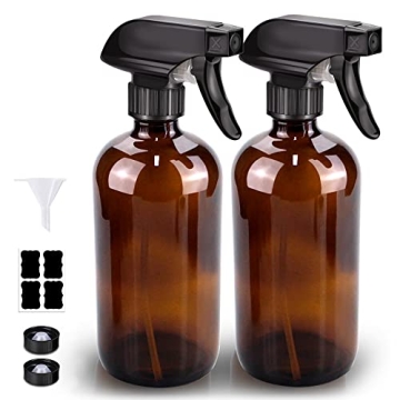 Bontip Glass Spray Bottles - Eco-Friendly & Stylish 16 oz Set