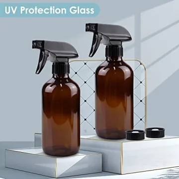 Bontip Glass Spray Bottles - Eco-Friendly & Stylish 16 oz Set