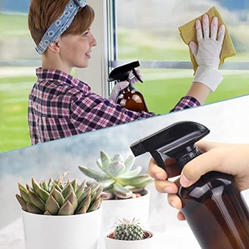 Bontip Glass Spray Bottles - Eco-Friendly & Stylish 16 oz Set