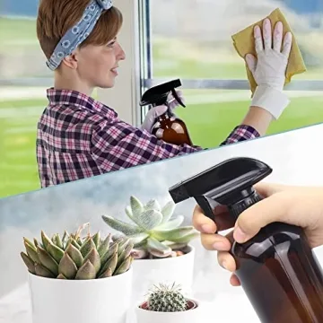 Bontip Glass Spray Bottles - Eco-Friendly & Stylish 16 oz Set