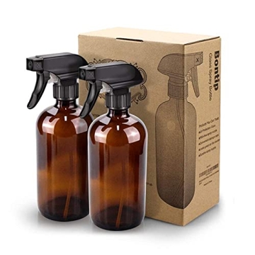 Bontip Glass Spray Bottles - Eco-Friendly & Stylish 16 oz Set