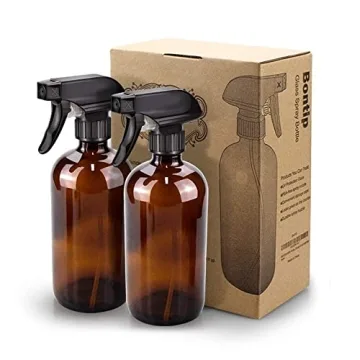 Bontip Glass Spray Bottles - Eco-Friendly & Stylish 16 oz Set