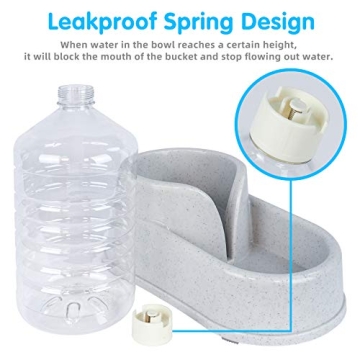 Automatic Pet Feeder and Waterer - 2.5L Capacity Set