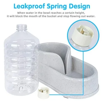 Automatic Pet Feeder and Waterer - 2.5L Capacity Set