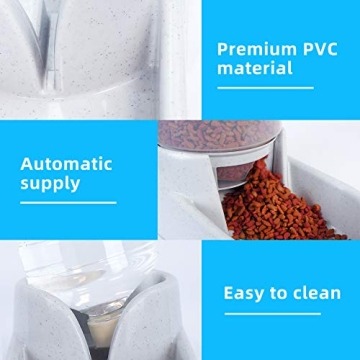 Automatic Pet Feeder and Waterer - 2.5L Capacity Set