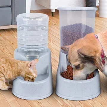 Automatic Pet Feeder and Waterer - 2.5L Capacity Set