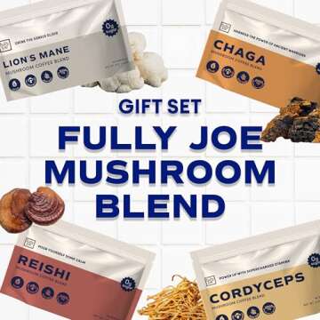 Fully Joe Mushroom Coffee Gift Set for Wellness Lovers