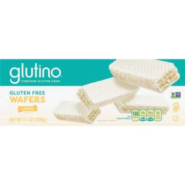 Glutino Gluten Free Wafers - Refreshingly Tangy Lemon Treats